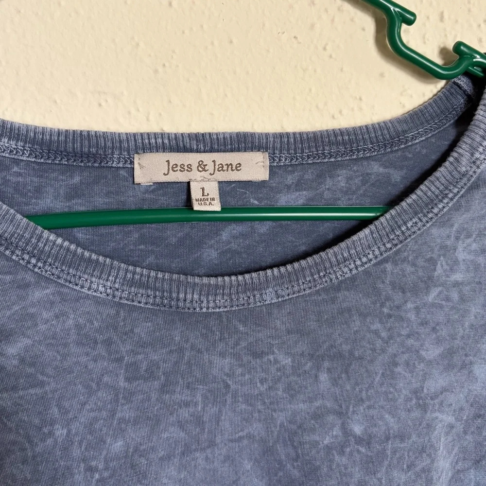 Jess & Jane Acid Wash Top - Picture 3 of 6